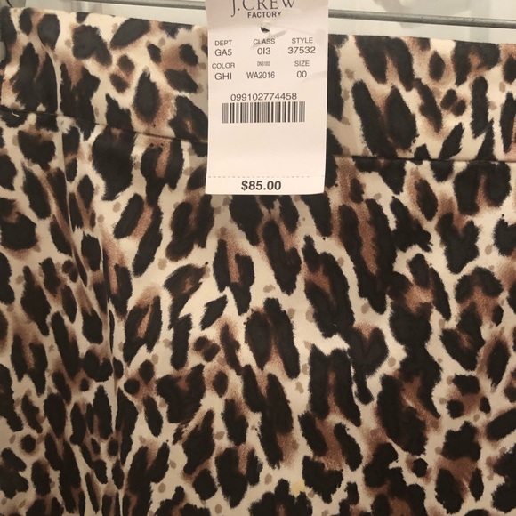 J. Crew leopard pencil skirt - Picture 3 of 4